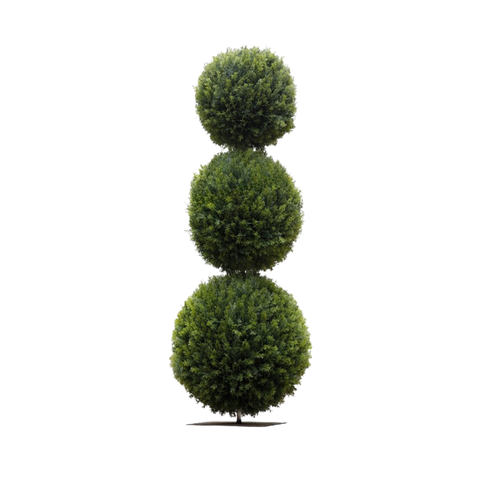 Artificial Pine Topiary Сypress Ball Tree 5 FT Indoor Decor
