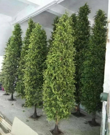 Artificial Cypress Tree 3.5 M Realistic Look Indoor Outdoor