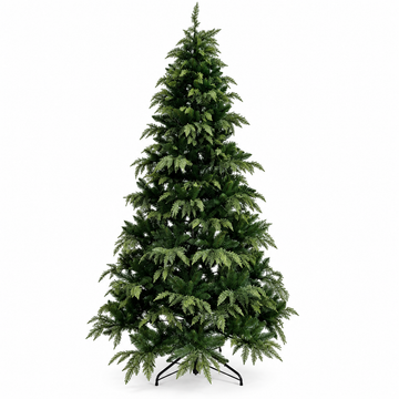 Realistic Artificial Fir Christmas Tree with Natural Green Branches