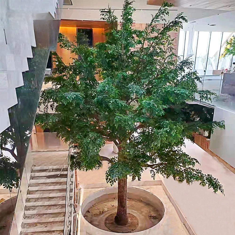 Artificial Banyan Tree 10m Realistic Look Restaurant Use