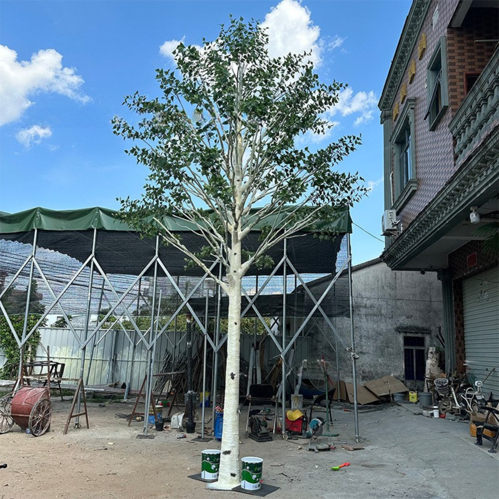 Large Artificial Birch Tree for Indoor Outdoor Decor