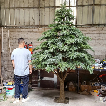 Artificial Pine Tree Lifelike Appearance Indoor Use