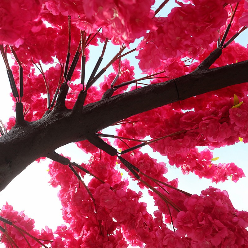 Cherry Blossom Artificial Silk Flower Tree for Home & Wedding Decoration