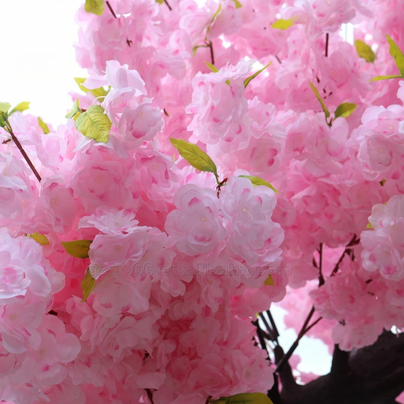 Cherry Blossom Artificial Silk Flower Tree for Home & Wedding Decoration