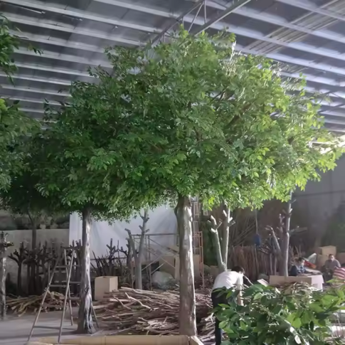 Fiberglass Artificial Banyan Tree for Outdoor Spaces
