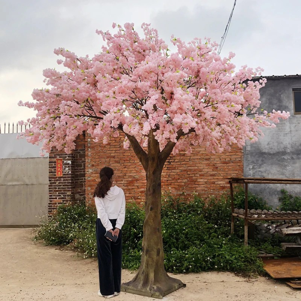 Artificial Cherry Blossom Tree 3.5 M Vibrant Pink Indoor Outdoor