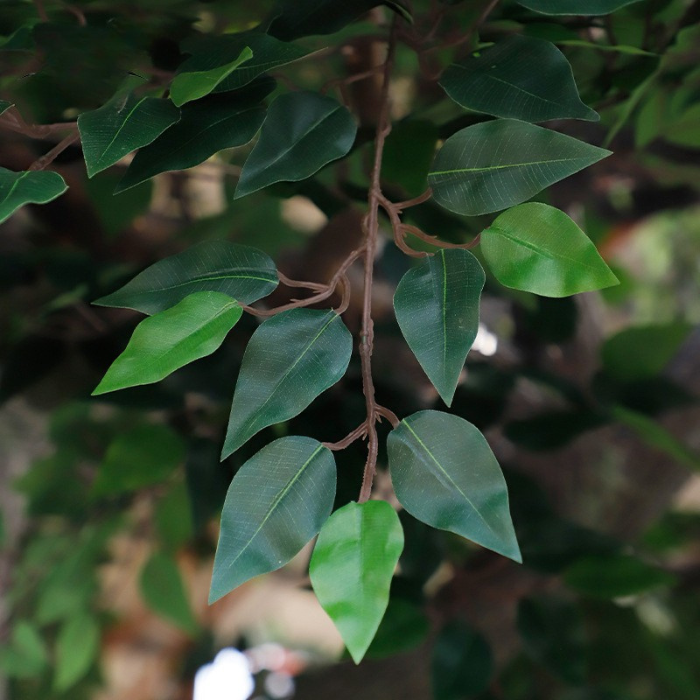 Artificial Banyan Tree 2.5m Natural Wood Trunk Hotel Use