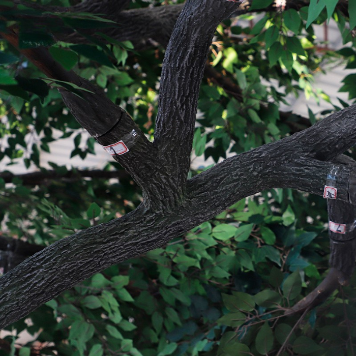 Artificial Banyan Tree 2.5m Natural Wood Trunk Hotel Use