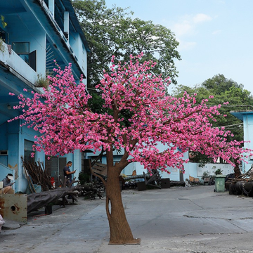 Artificial Cherry Blossom Tree Natural Wood Trunk Wedding Decor