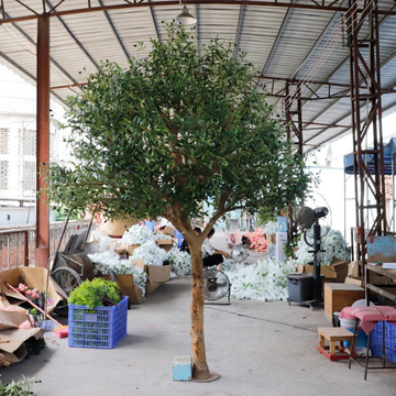 Artificial Olive Tree 3m Natural Wood Trunk Hotel Use