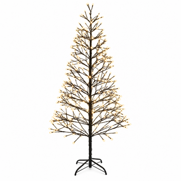 Sparse Branch LED Artificial Christmas Tree with Warm White Lights