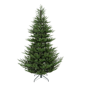 Noble Fir Artificial Christmas Tree with Layered Lifelike Branches