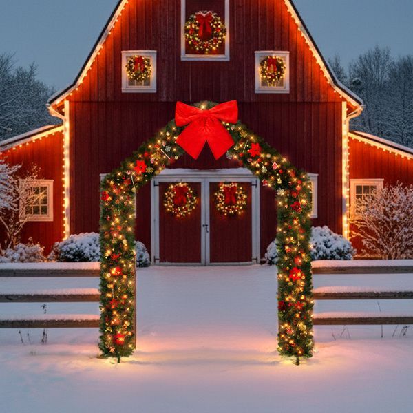 Artificial Christmas Tree Archway Entrance for Events