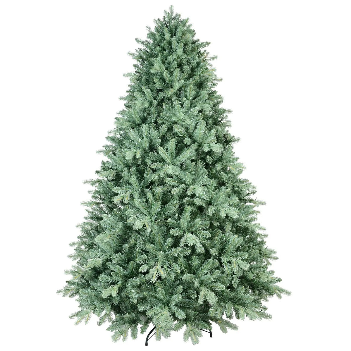 Artificial Christmas Tree Blue Green Tint Hinged Style
