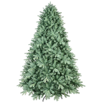 Artificial Christmas Tree Blue Green Tint Hinged Style