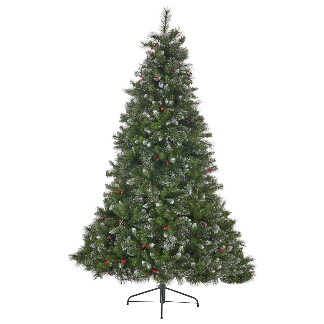 Artificial Christmas Tree Glitter Bristle Mixed Hinged Christmas
