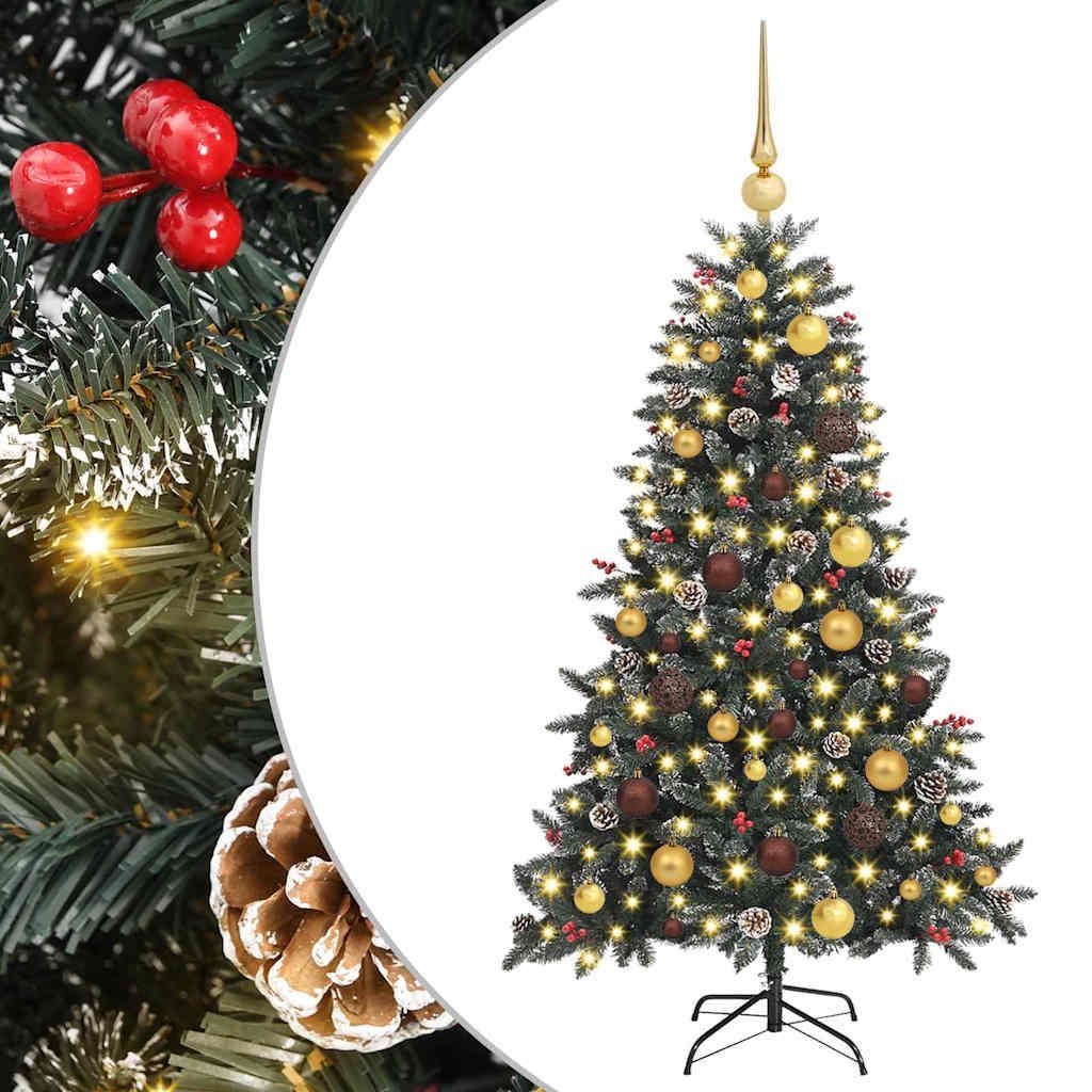 Artificial Christmas Tree In Green with Prelit LED Glow