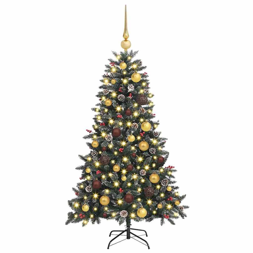 Artificial Christmas Tree In Green with Prelit LED Glow