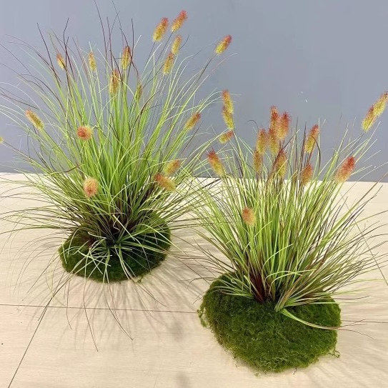 Artificial Foxtail Grass Stems Reed Faux Plants for Decorating