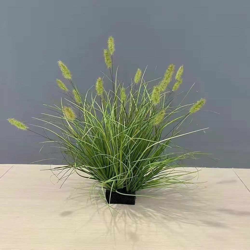 Artificial Foxtail Grass Stems Reed Faux Plants for Decorating