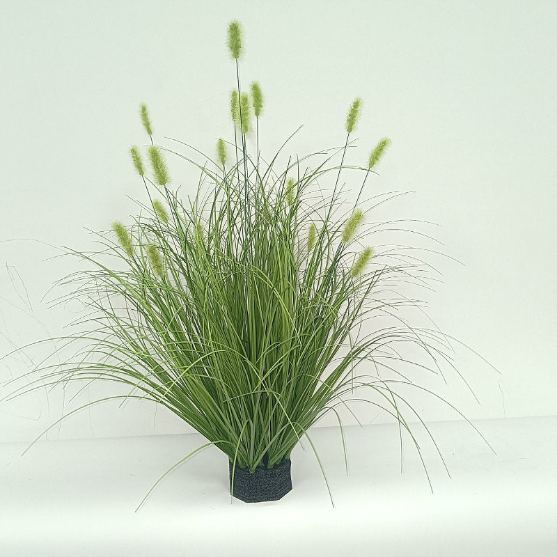 Artificial Foxtail Grass Stems Reed Faux Plants for Decorating
