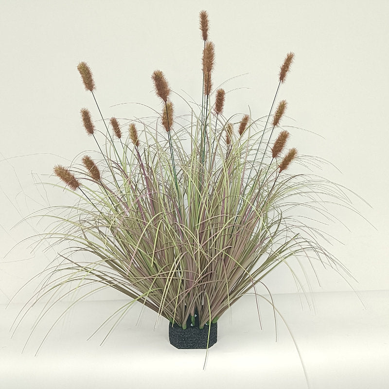 Artificial Foxtail Grass Stems Reed Faux Plants for Decorating