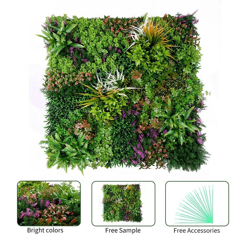Artificial Grass Wall Panel 100x100cm Green Wall Hanging