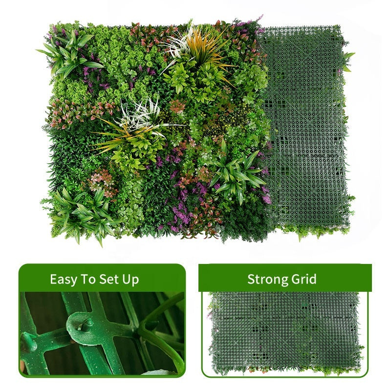 Artificial Grass Wall Panel 100x100cm Green Wall Hanging
