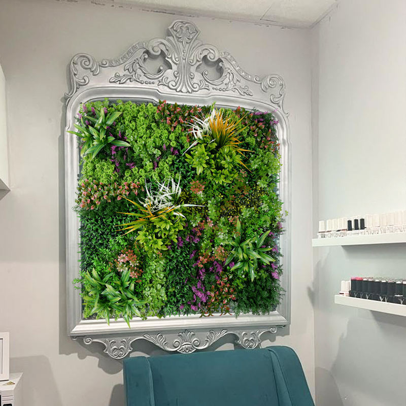 Artificial Grass Wall Panel 100x100cm Green Wall Hanging