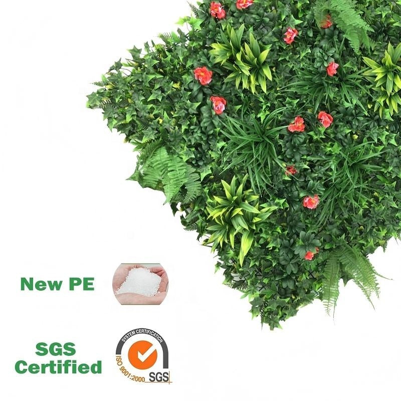 Artificial Grass Wall Panel 40x40inch Eco for Indoor Outdoor Office