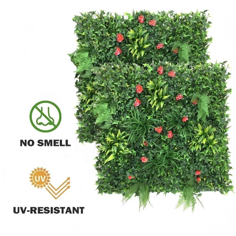 Artificial Grass Wall Panel 40x40inch Eco for Indoor Outdoor Office