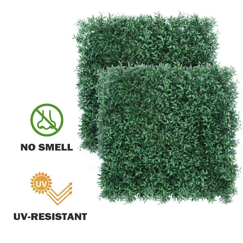 Artificial Grass Wall Panel 50*50cm Eco Backdrop Tiles