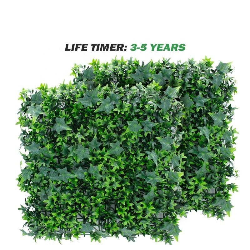 Artificial Grass Wall Panel 50*50cm Plastic Eco Hotel Green