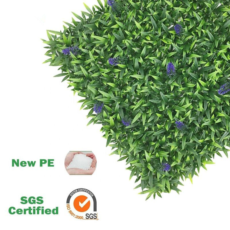 Artificial Grass Wall Panel 50*50cm UV Resistant Eco
