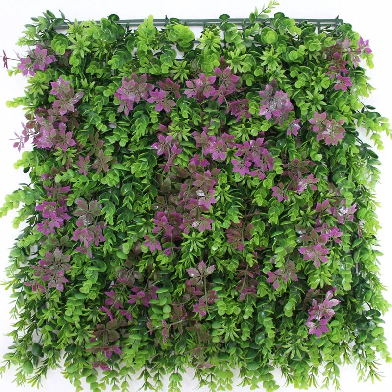 Artificial Grass Wall Panel Green 50x50cm for Commercial Spaces