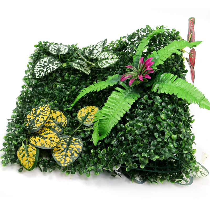 Artificial Green Wall Panel Hedge Backdrop for Commercial Spaces