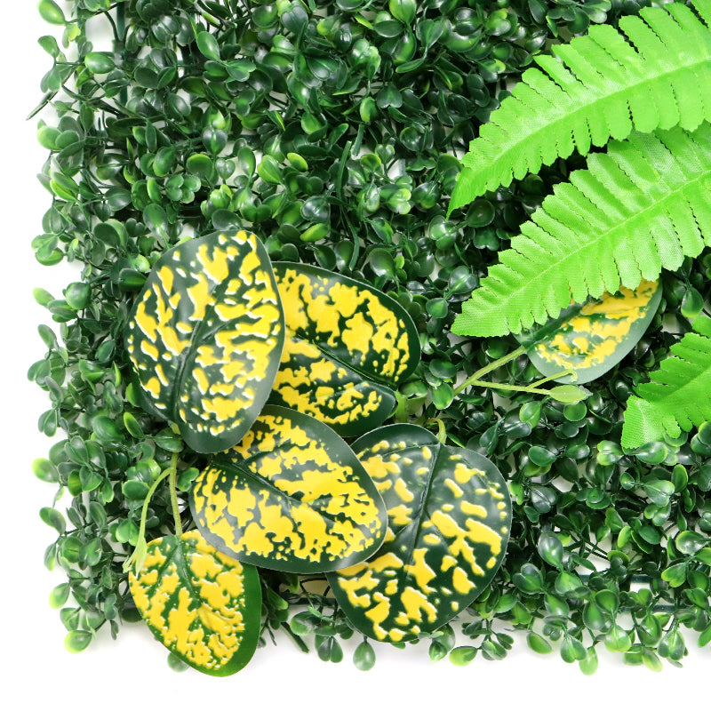 Artificial Green Wall Panel Hedge Backdrop for Commercial Spaces