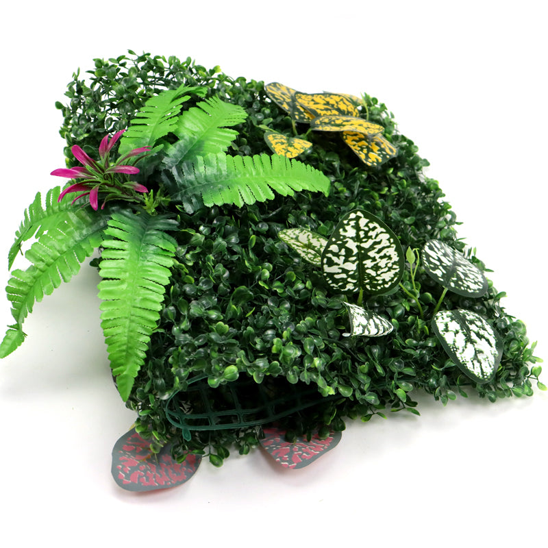 Artificial Green Wall Panel Hedge Backdrop for Commercial Spaces