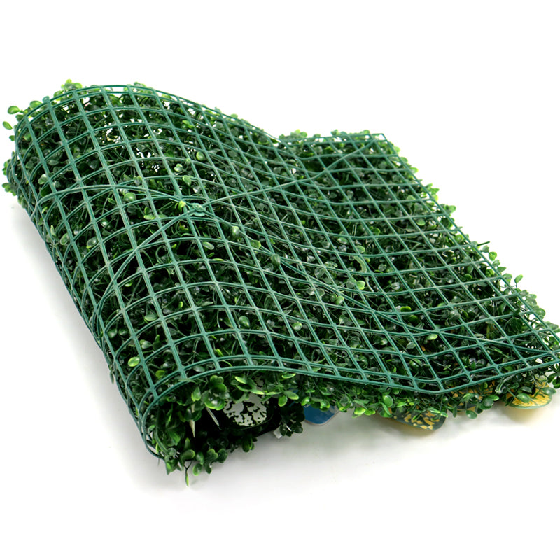Artificial Green Wall Panel Hedge Backdrop for Commercial Spaces