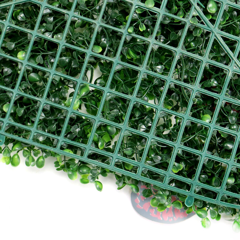 Artificial Green Wall Panel Hedge Backdrop for Commercial Spaces