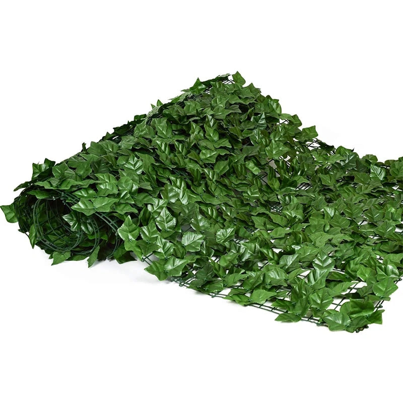 Artificial Ivy Leaf Fence Privacy Screen Expandable Panel Roll