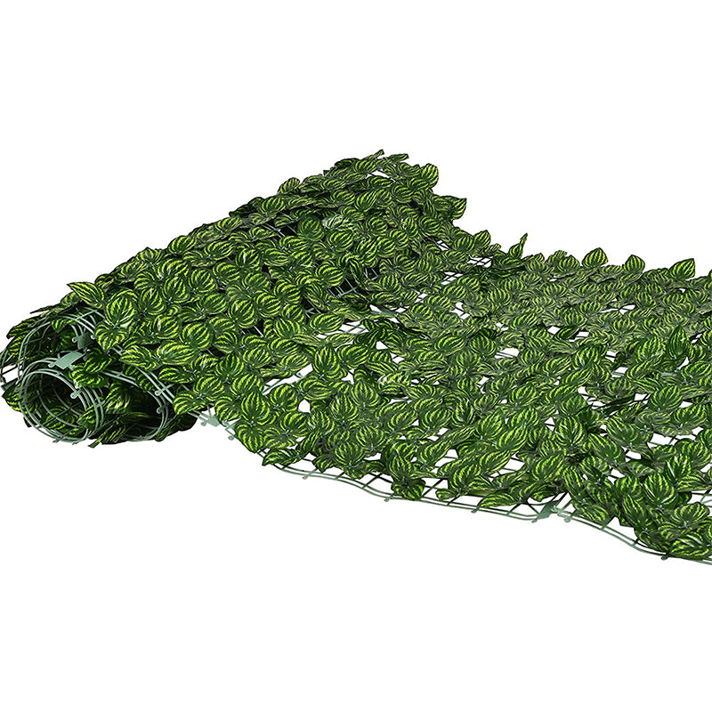 Artificial Ivy Leaf Fence Privacy Screen Expandable Panel Roll