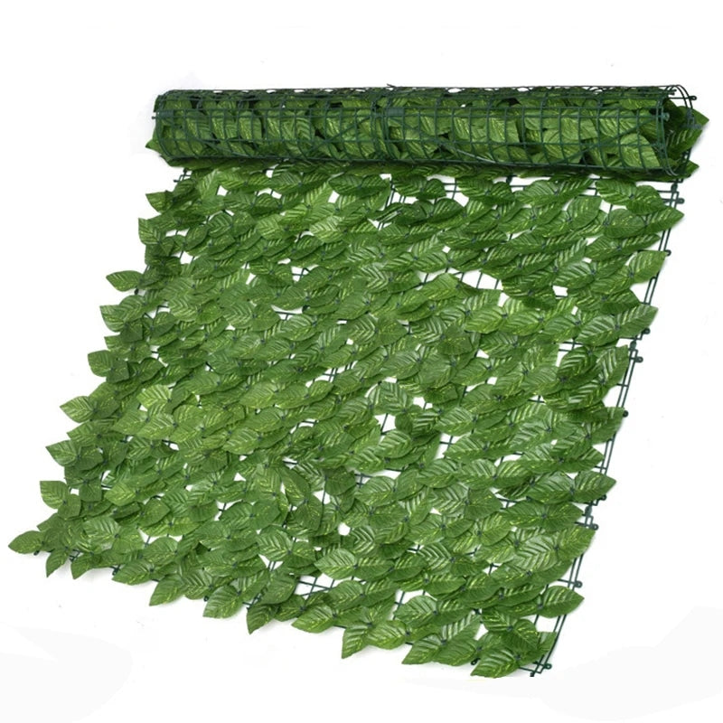 Artificial Ivy Leaf Fence Privacy Screen Expandable Panel Roll