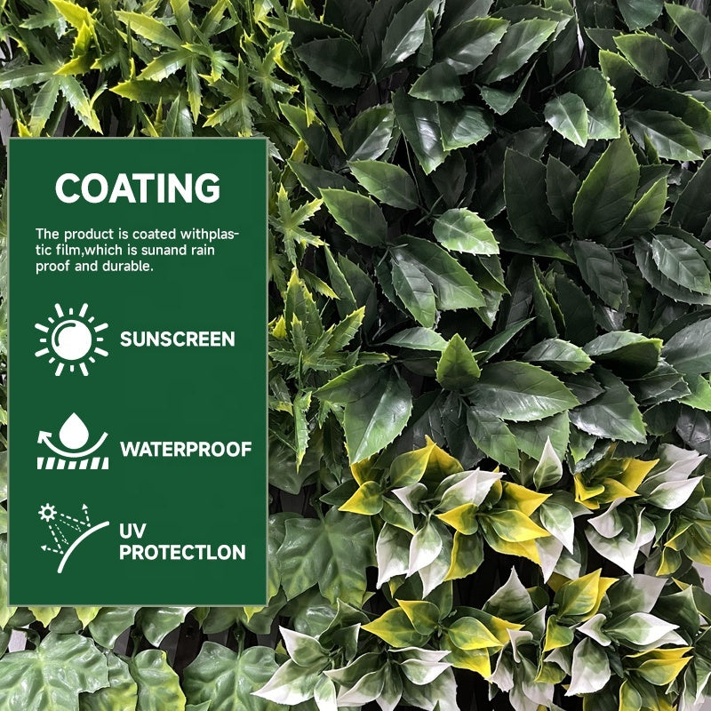 Artificial Ivy Privacy Screen Faux Plastic Panel Trellis