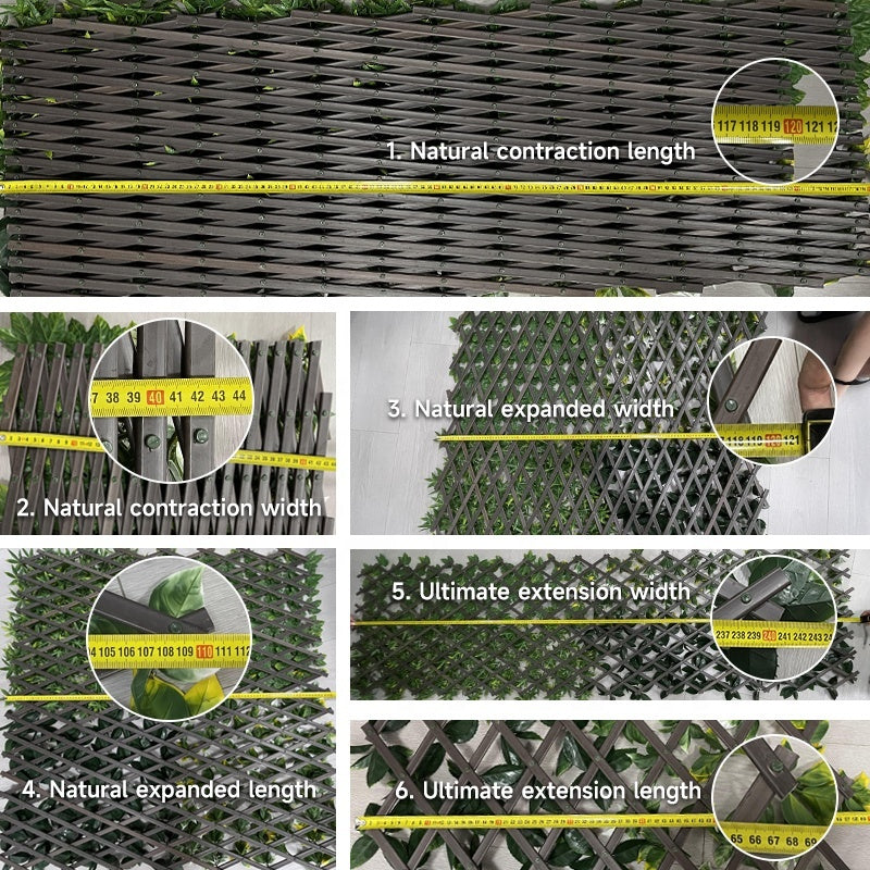 Artificial Ivy Privacy Screen Faux Plastic Panel Trellis
