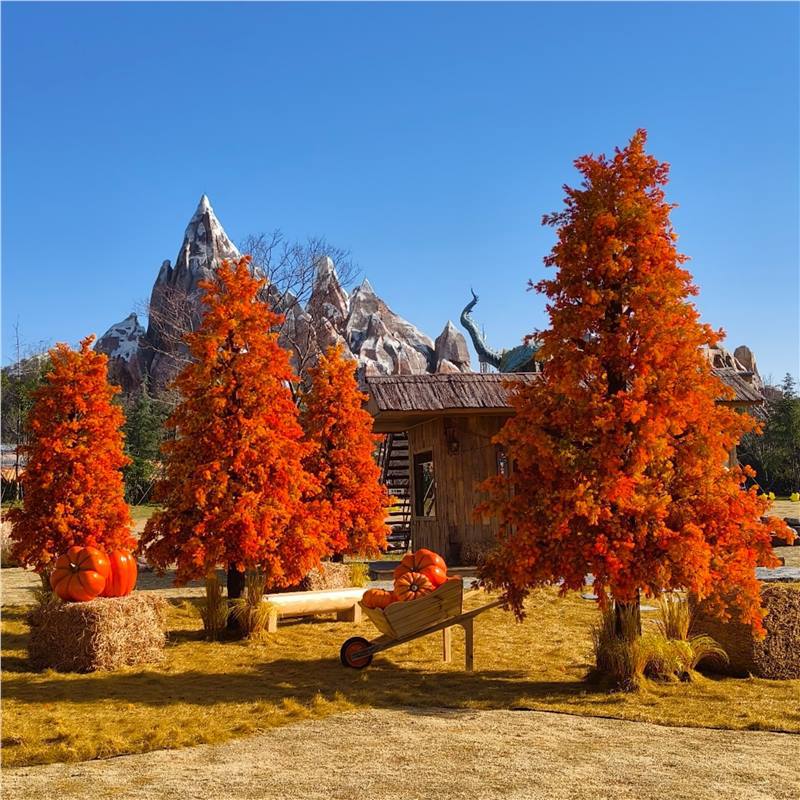 Artificial Metasequoia Cedar Trees for Seasonal Displays