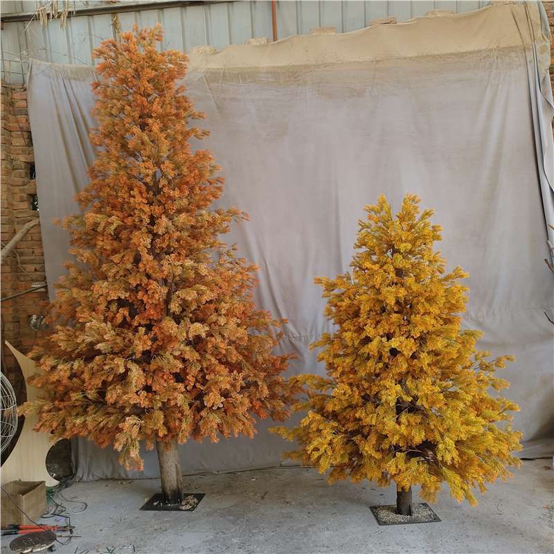 Artificial Metasequoia Cedar Trees for Seasonal Displays