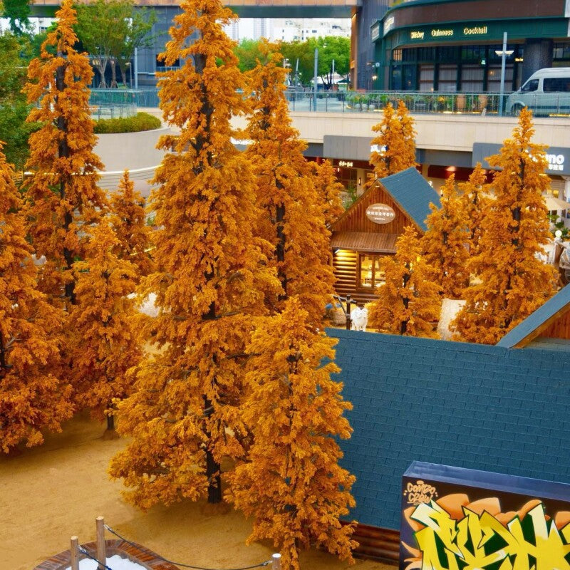Artificial Metasequoia Cedar Trees for Seasonal Displays