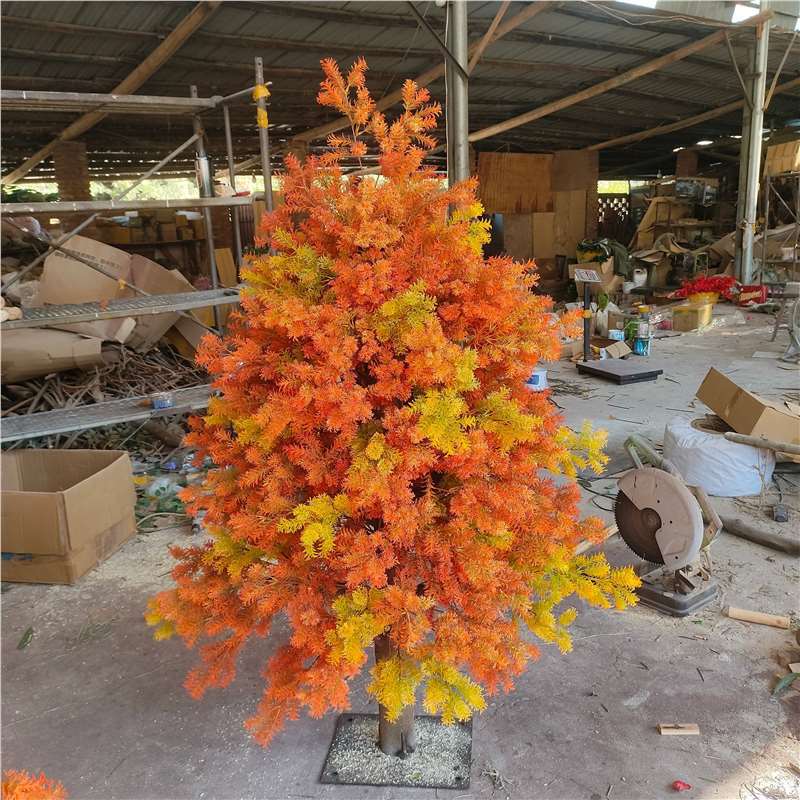 Artificial Metasequoia Cedar Trees for Seasonal Displays