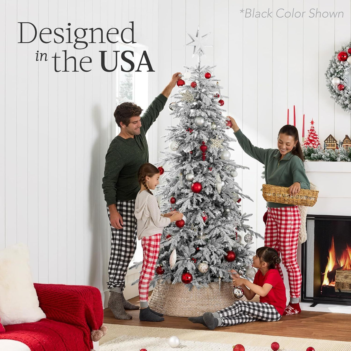 Artificial Pre Lit Christmas Tree Lighted Aspen Christmas Tree